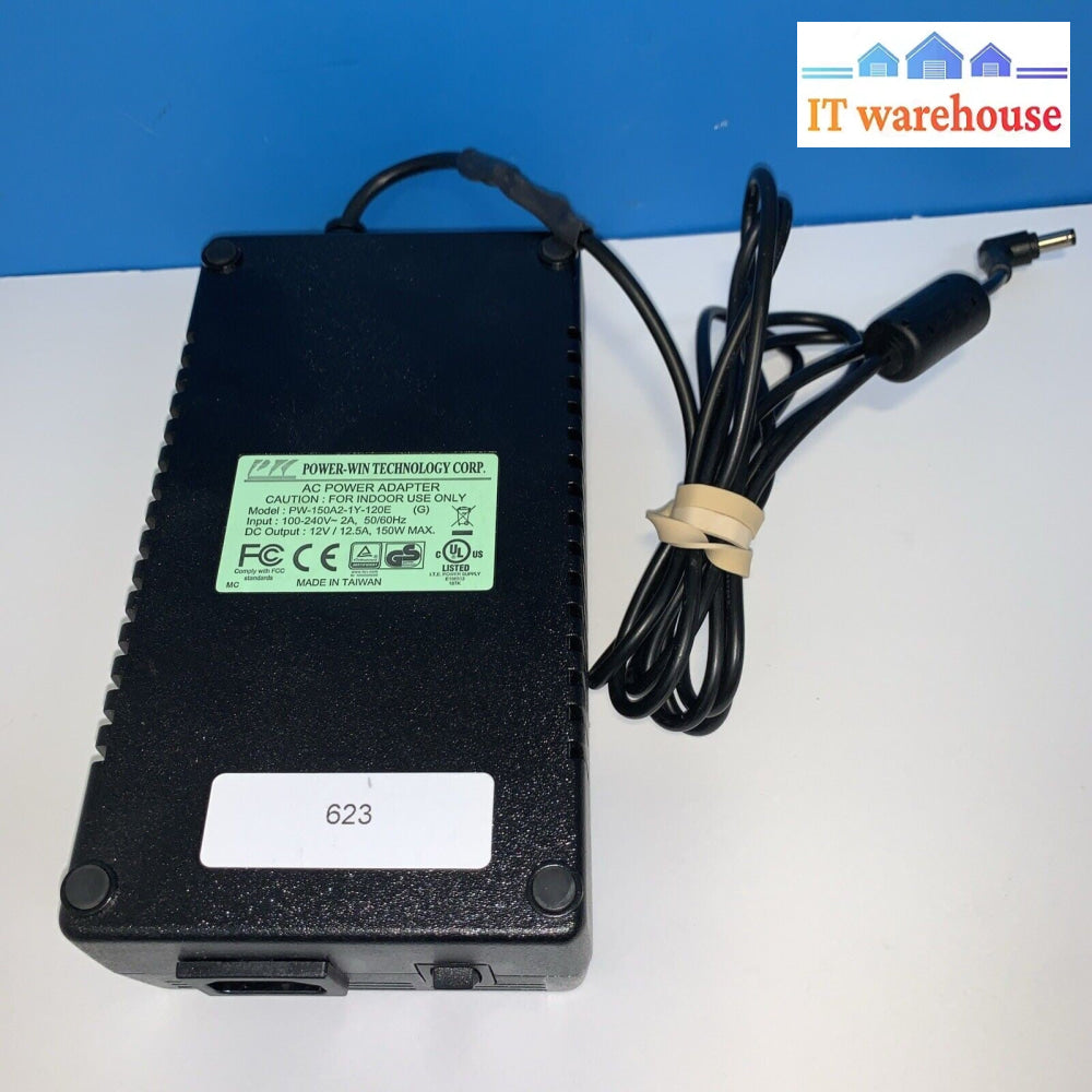 Power-Win PW-150A2-1Y-120E 12V 12.5A 150W AC Adapter Power Supply (see Plug)