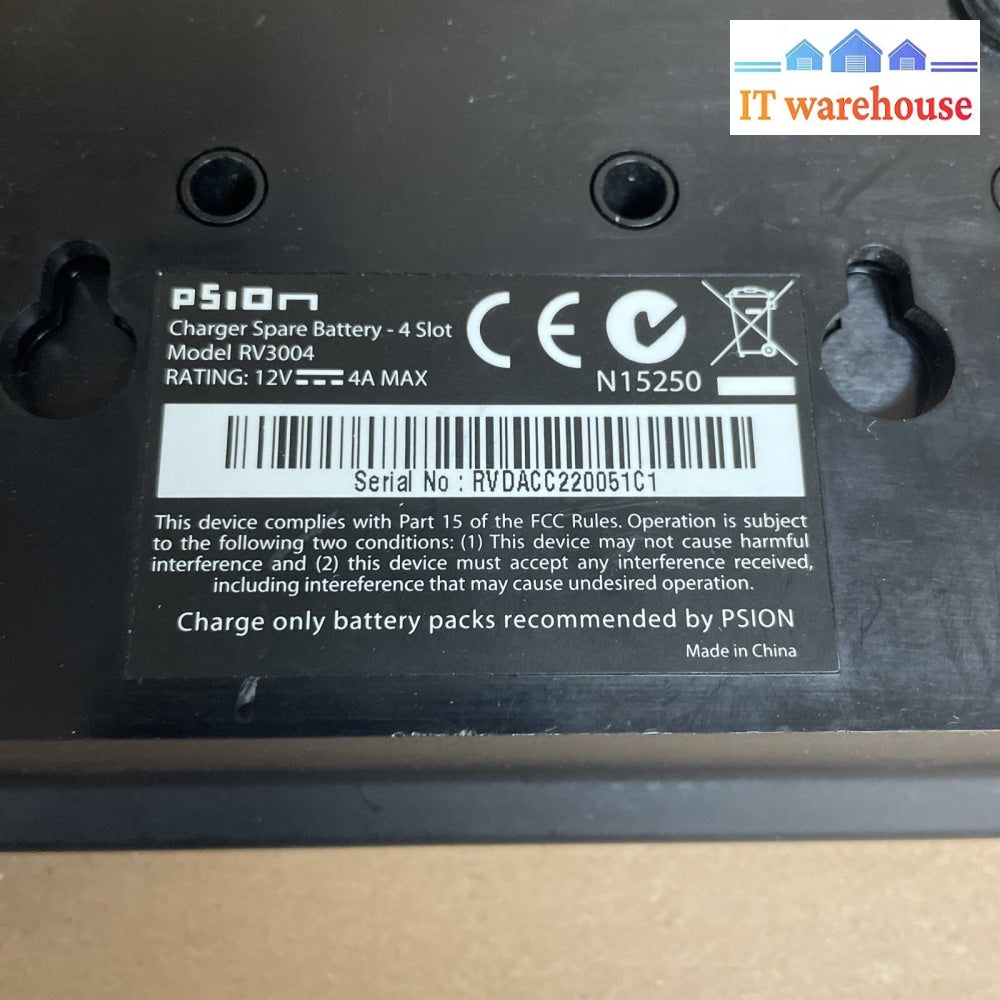 Psion RV3004 Four Slot Battery Charger for EP10 Series