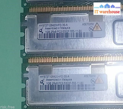 Qimonda (8 X 1Gb) Pc2-5300 Ddr2-667 Ecc Fbdimm Hys72T128420Hfd-3S-A @@@