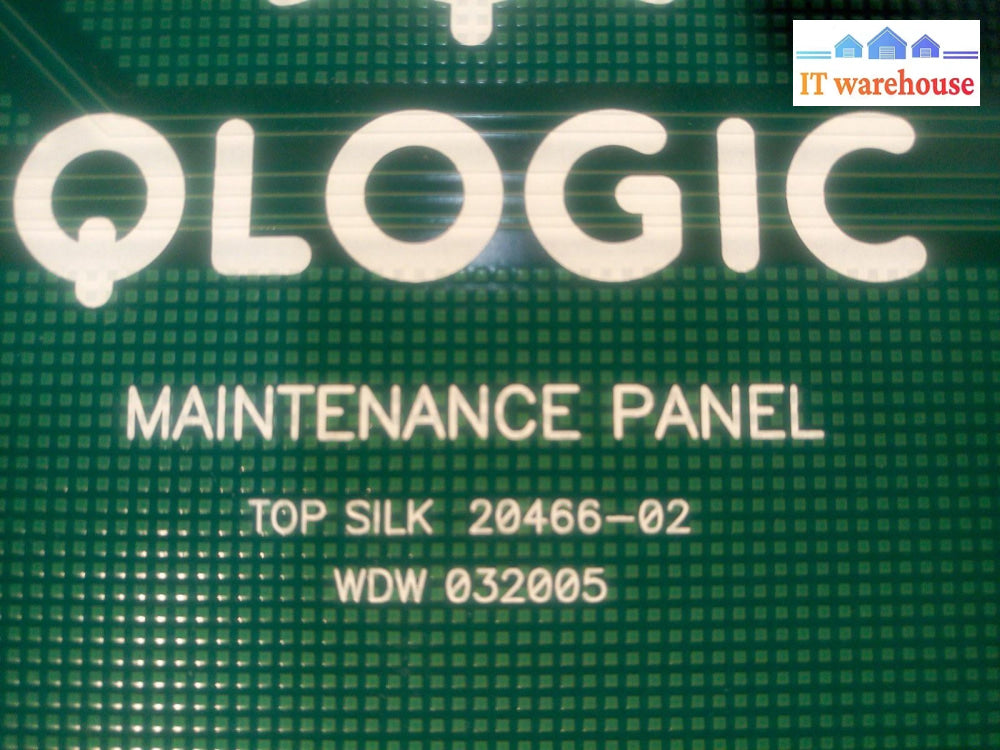 * Qlogic Maintenance Panel For Sanbox 9000 20466-02 31695-03 31483-08