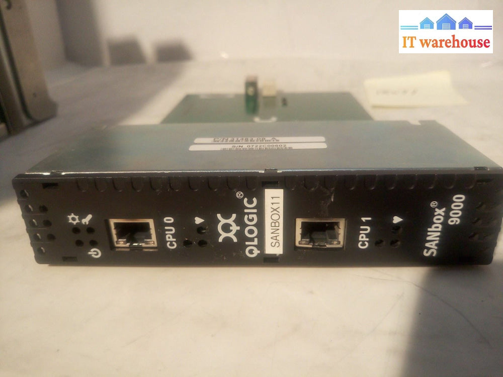 * Qlogic Maintenance Panel For Sanbox 9000 20466-02 31695-03 31483-08
