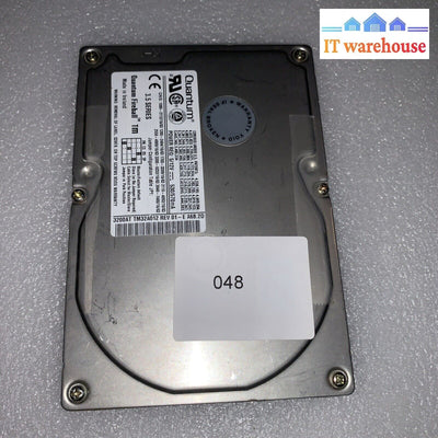 Quantum Fireball 3.5’ Ide Hard Drive 3.2Gb 3200At Tm32A012 Tested