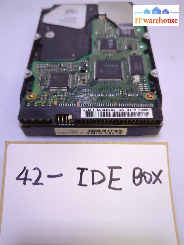 Quantum Fireball 3.5’ Ide Hard Drive El 2.5At El25A881 Tested -