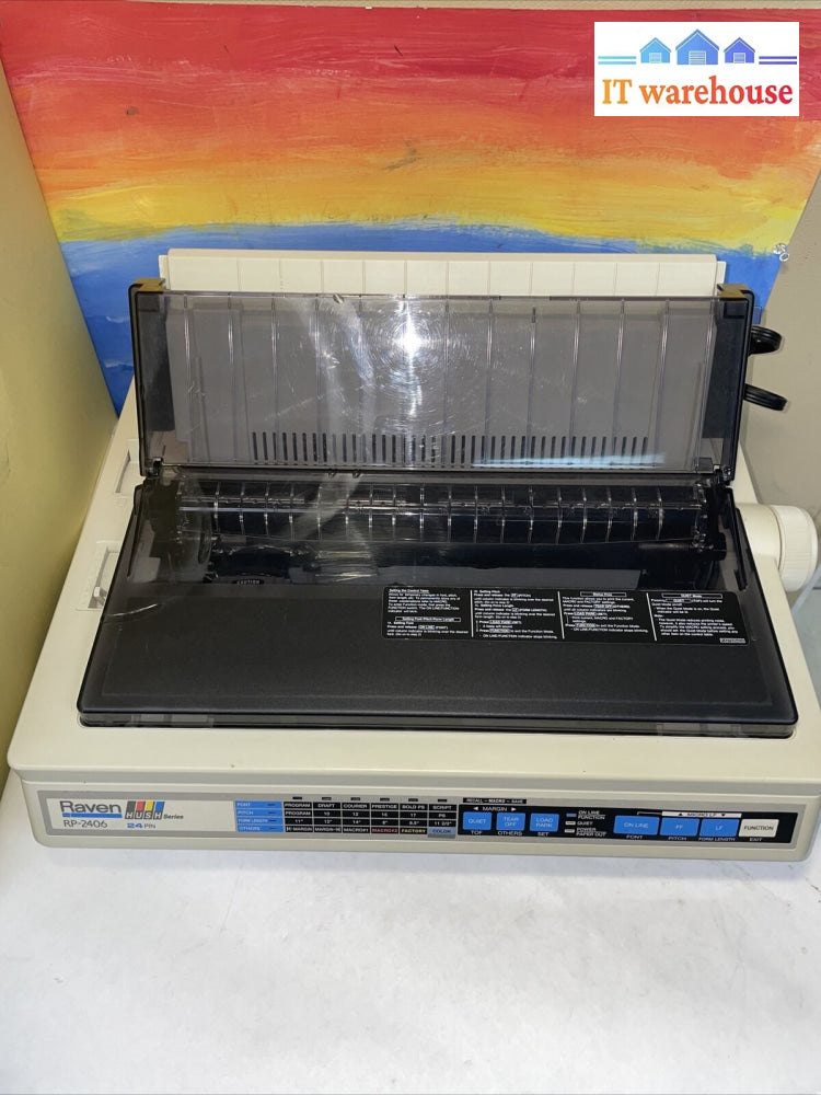 Raven 24 Pin Multi Mode Parallel Dot Matrix Printer Pr-2406 (Made In Japan)