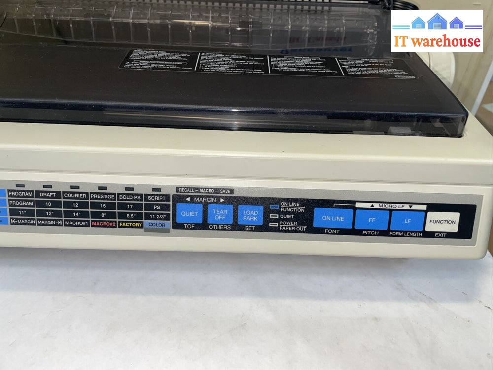 Raven 24 Pin Multi Mode Parallel Dot Matrix Printer Pr-2406 (Made In Japan)
