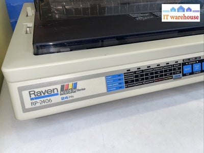 Raven 24 Pin Multi Mode Parallel Dot Matrix Printer Pr-2406 (Made In Japan)