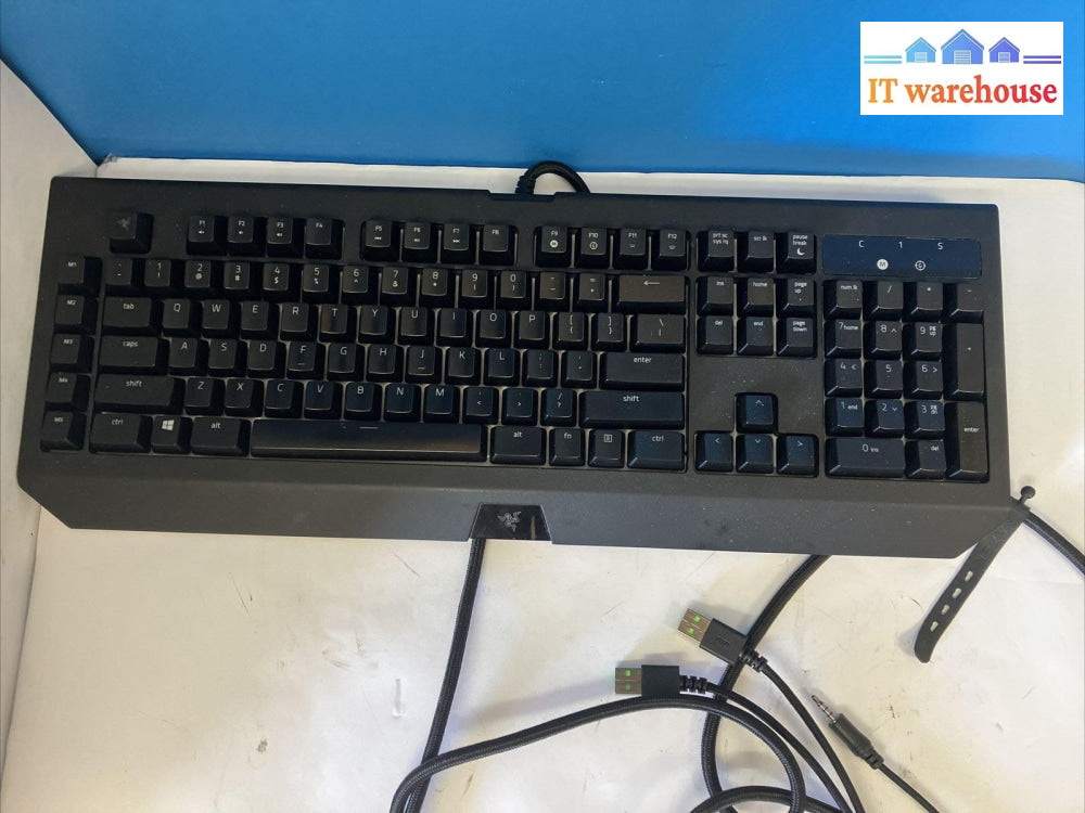 Razer Blackwidow Chroma V2 Green Switches Rz03-0203 Gaming Keyboard *Tested* ~