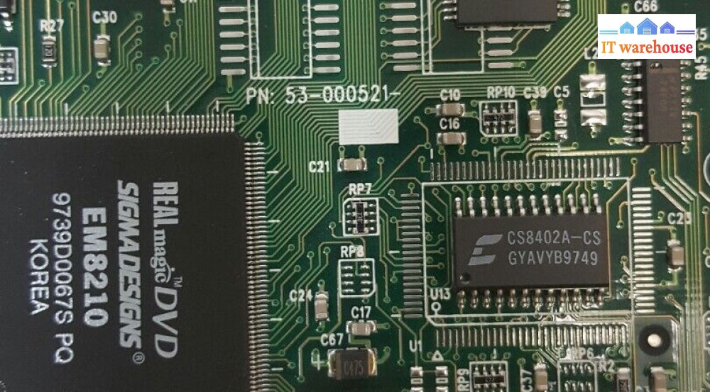 Real Magic Dvd Em8210 Acquisition Card Vm47C-1111-0198