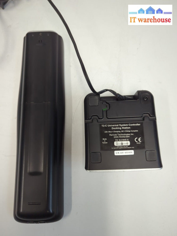 RTI T2-C Remote Control w/Charging Station & AC Adapter (Good Battery)