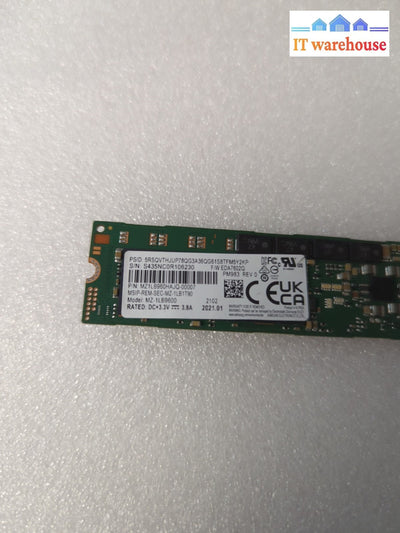 Samsung PM983 960GB MZ-1LB9600 PCIe NVMe M.2 22110 Internal SSD