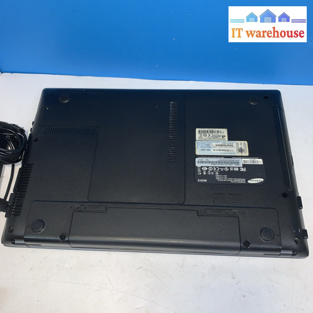 Samsung RV515 Laptop NP-RV515L 15.6 AMD E-350 4GB 500GB Windows XP Pro SP3