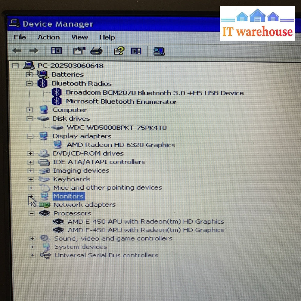 Samsung RV515 Laptop NP-RV515L 15.6 AMD E-350 4GB 500GB Windows XP Pro SP3