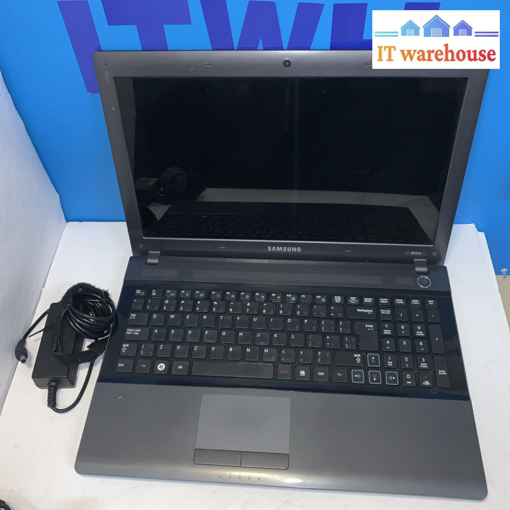 Samsung RV515 Laptop NP-RV515L 15.6 AMD E-350 4GB 500GB Windows XP Pro SP3