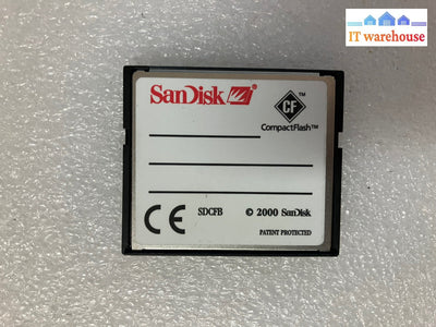 ~ Sandisk Sdcfb -256-A10 Ordinal 256Mb Compact Flash Memory Card Type I