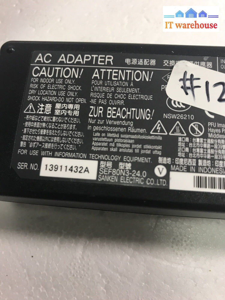 Sanken Ac Adapter Model Sef80N3-24.0