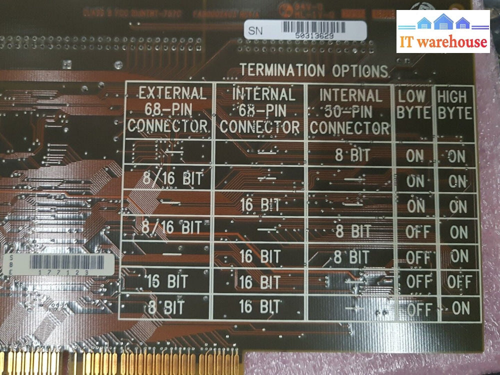 - SBE SCSI ADAPTER WSU-432RS 1002403-01