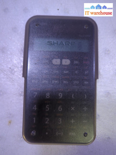 - Sharp Advanced D. A. L. El-510Rn Scientific Calculator Tested