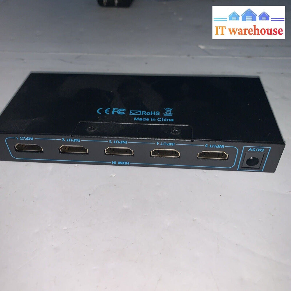SHEYR HDMI 5x1 Switch 3D Full HD 4K Ultra HD HDMI 1.4