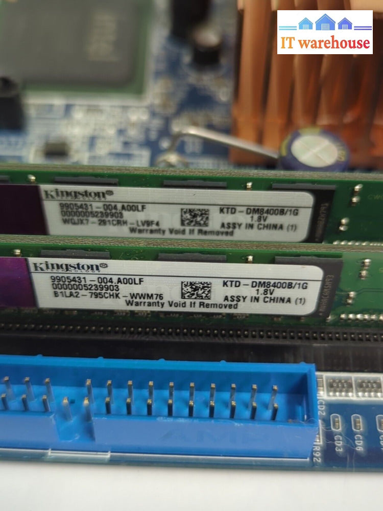 Shuttle K45 FM10 S5140 Motherboard with CPU E7200 + 2GB RAM -