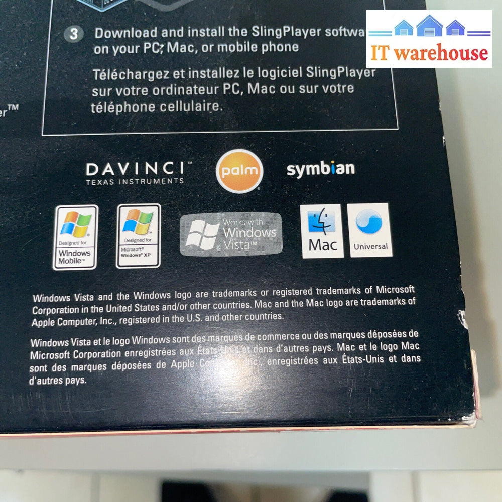 Sling Media Slingbox Solo Digital Hd Streamer Sb260-140 Brand New