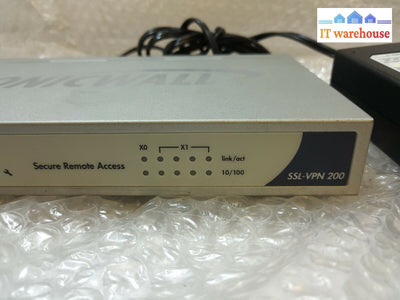 - Sonicwall Ssl-Vpn 200 Na Apl15-03F Switch W/Ac