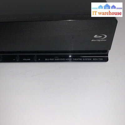 Sony BDV-T28 Home Theater DVD Blu-Ray Player - No Remote - Tested & Working!