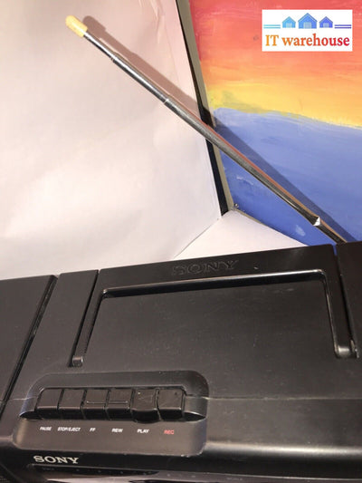 Sony Cfs-1025L Ghettoblaster Boombox Tape Recorder Radio Fm Sw Lw Mw Vintage