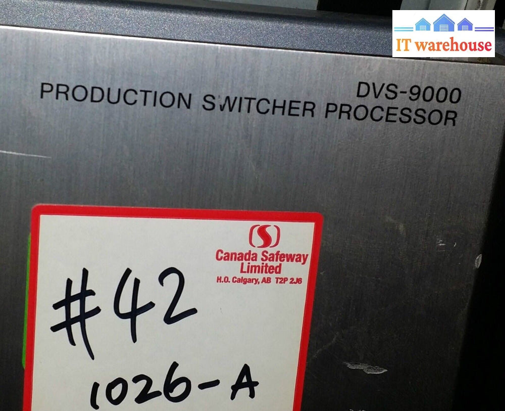 SONY DVS-9000 SWITCHER frame only