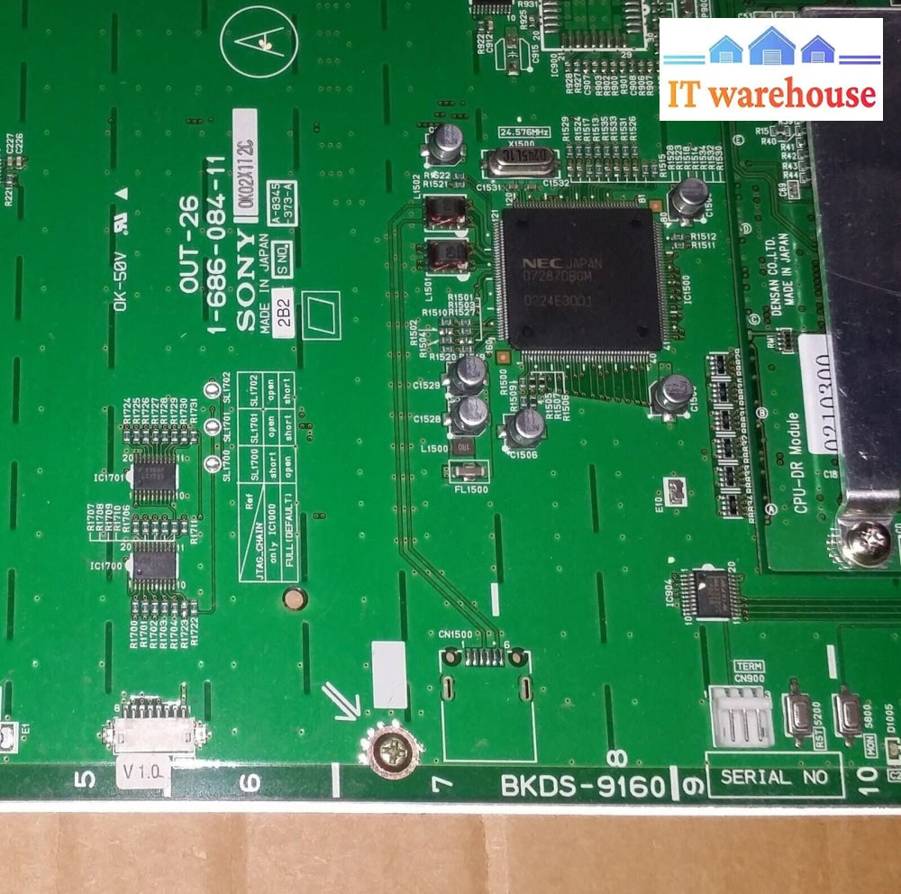 SONY DVS-9000 SWITCHER Module - BKDS-9160, OUT-26, 1-686-084-11