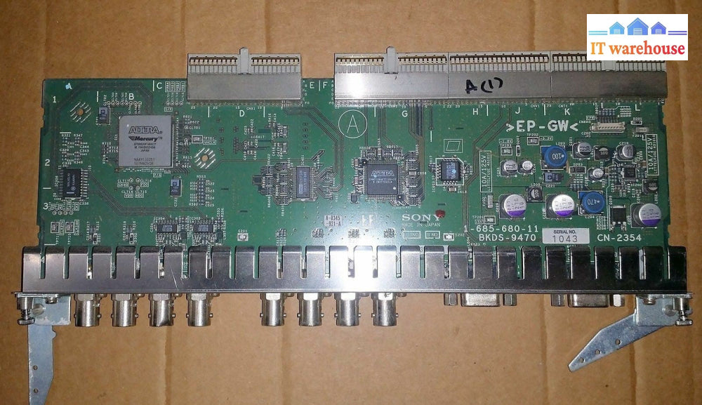 SONY DVS-9000 SWITCHER Module - BKDS-9470, CN-2354, 1-685-680-11 (A1)