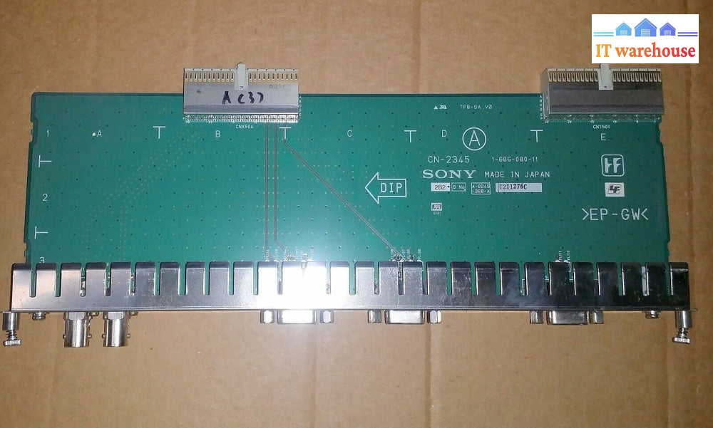 SONY DVS-9000 SWITCHER Module - CN-2345, 1-686-080-11 (A3)
