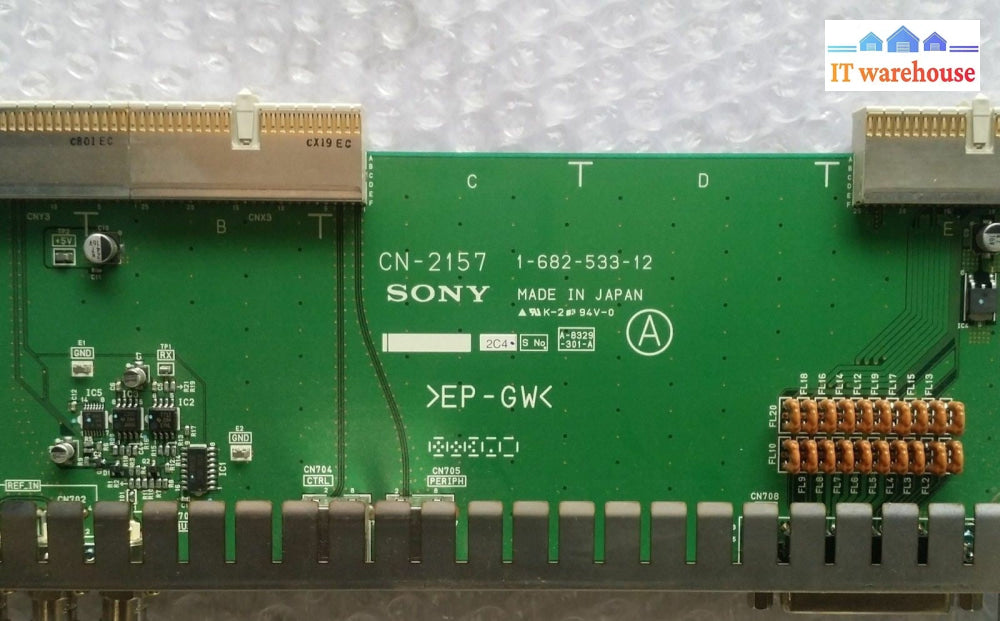 Sony MKS-8010 System Control Unit board CN-2157 1-682-533-12
