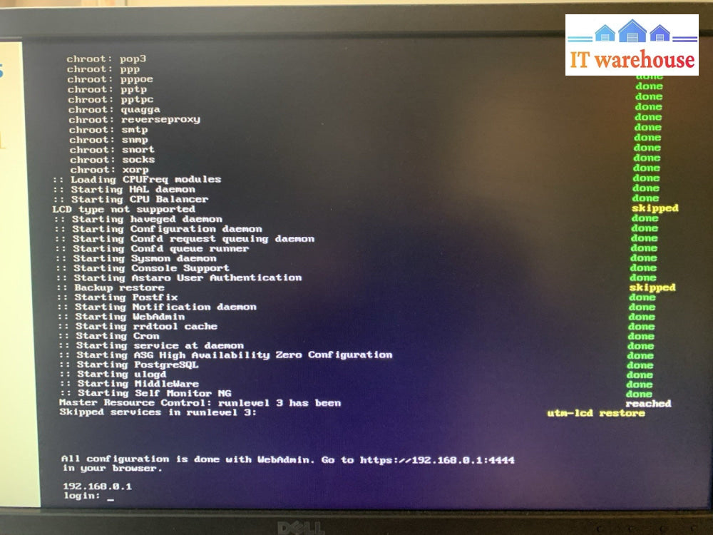 Sophos UTM 110/120 Rev.5 Network Firewall