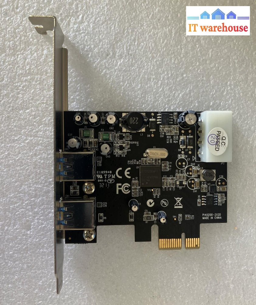 Startech.com 2 Port Pci Express Superspeed Usb 3.0 Card Adapter Pexusb3S2 ~