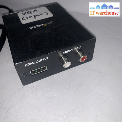 StarTech.com VGA2HD2 Component / VGA to HDMI Video Converter w/ Adapter
