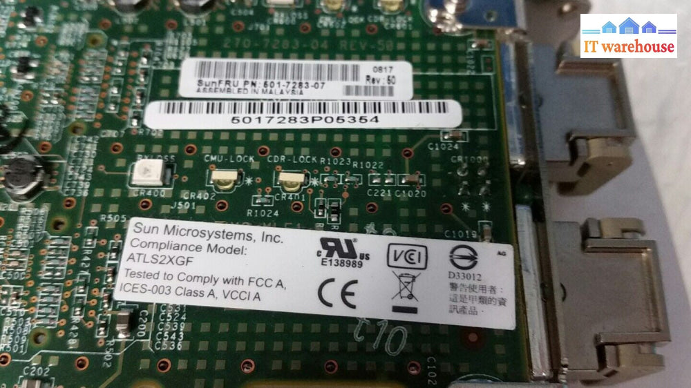 Sun ATLS2GF SunFRU PN 501-7283-07 card