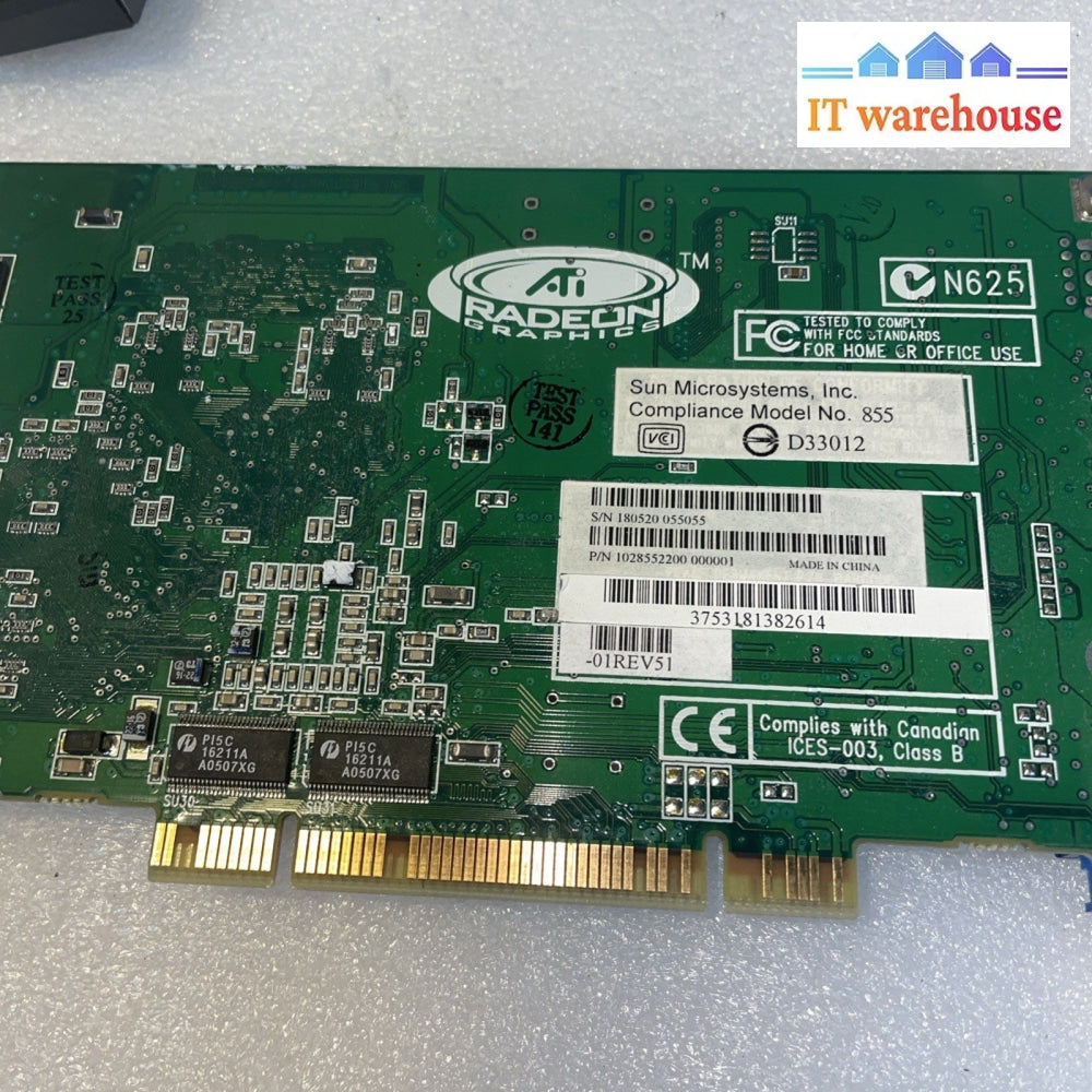 Sun Microsystems 855 1028502200 Video Card