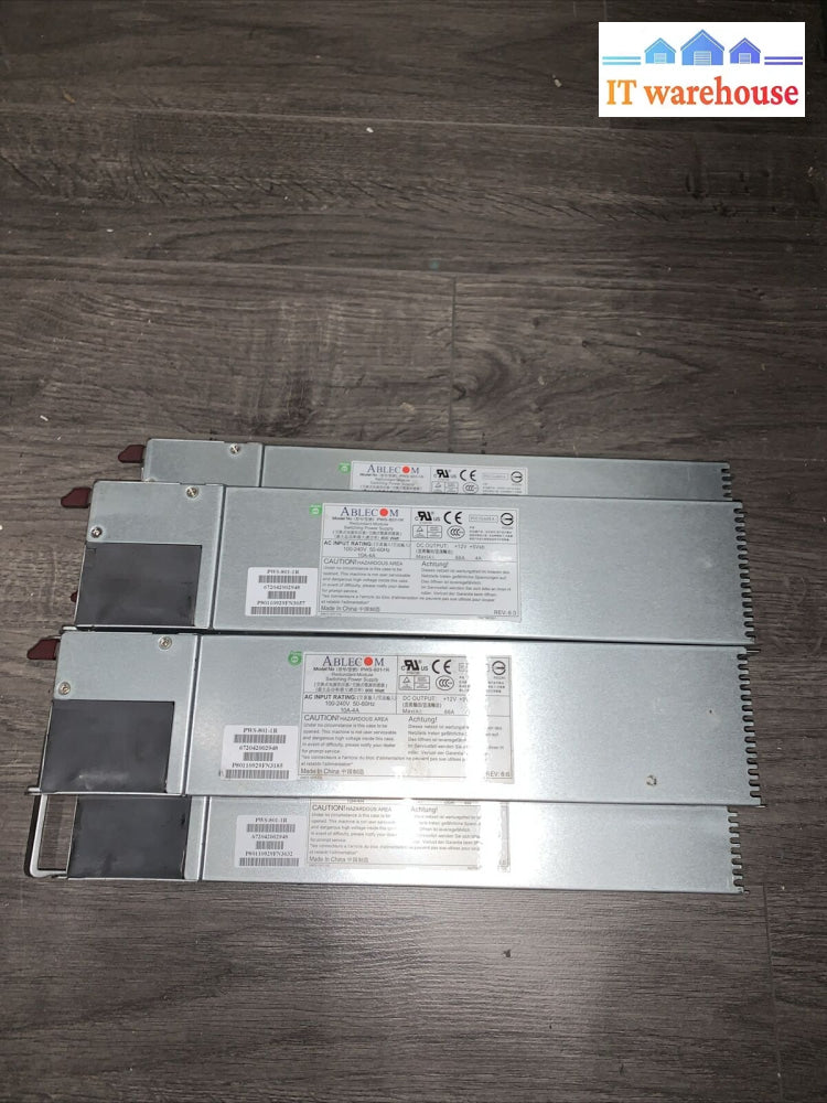 Supermicro/Ablecom Pws-801-1R 800 Watt Module Switching Power Supply (Lot Of 5)