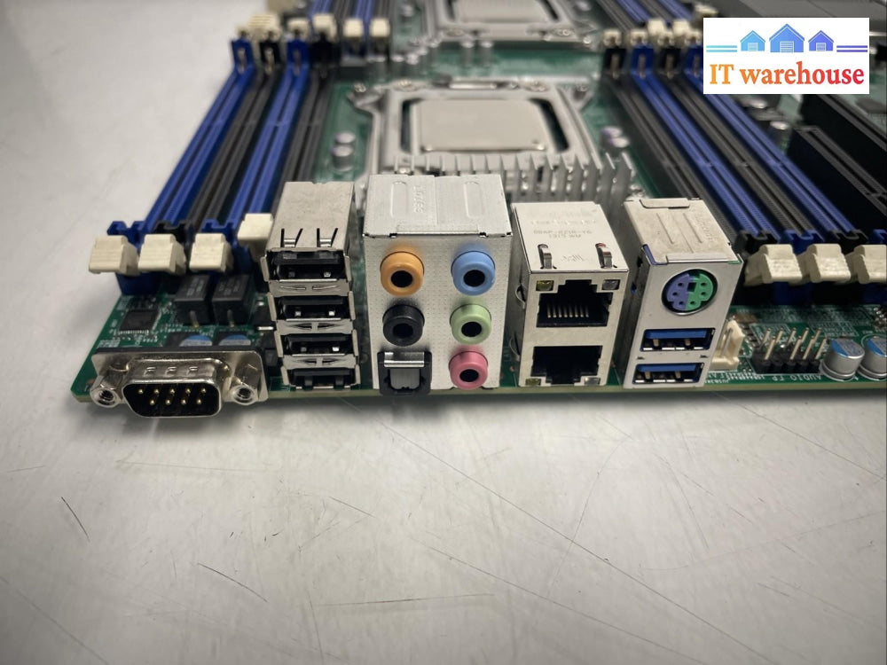 Supermicro X9DAI motherboard w xEON E5-2670 SR0KX and IO Plate +