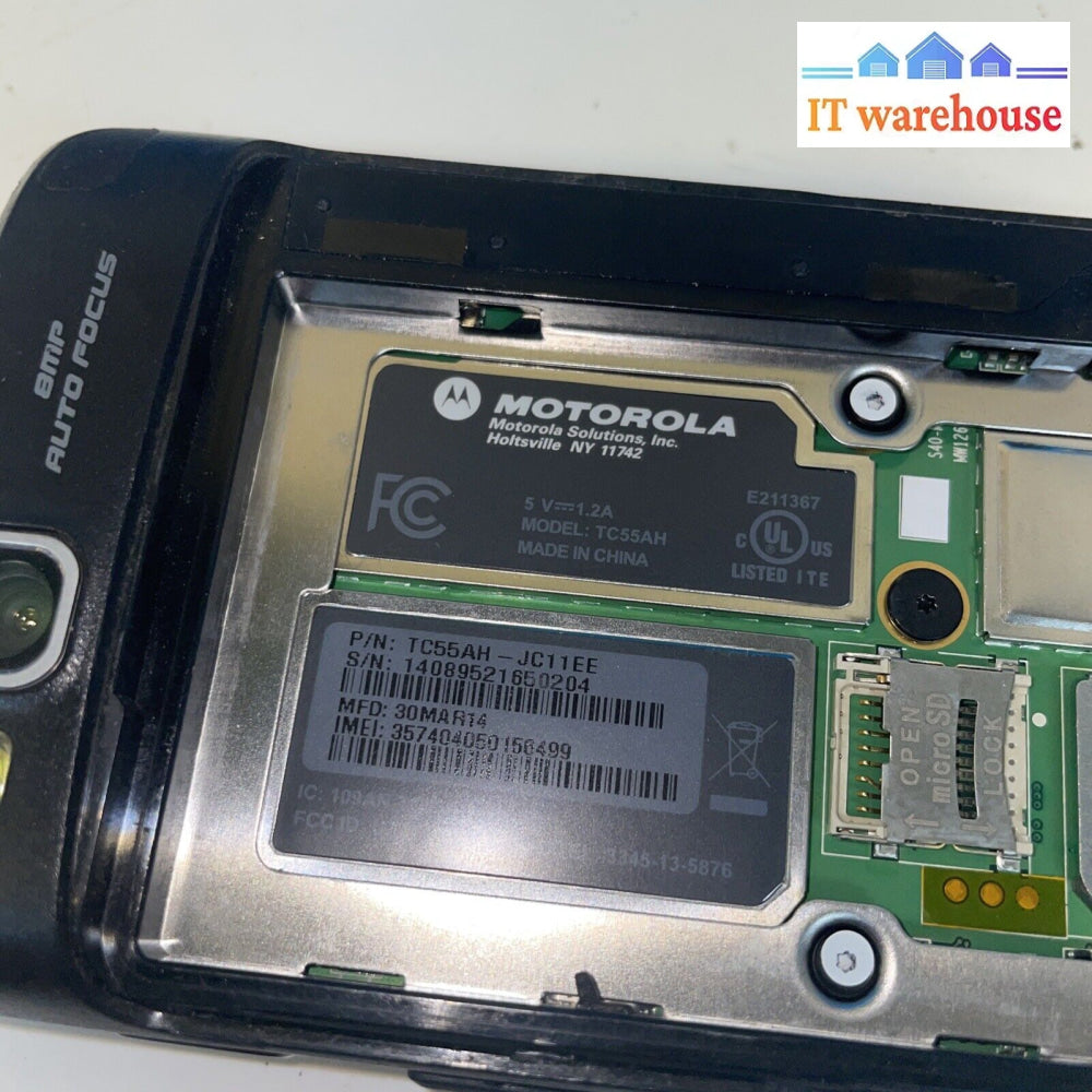 Symbol Zebra Tc55 Tc55Ah-Jc11Ee Mobile Computer Scanner
