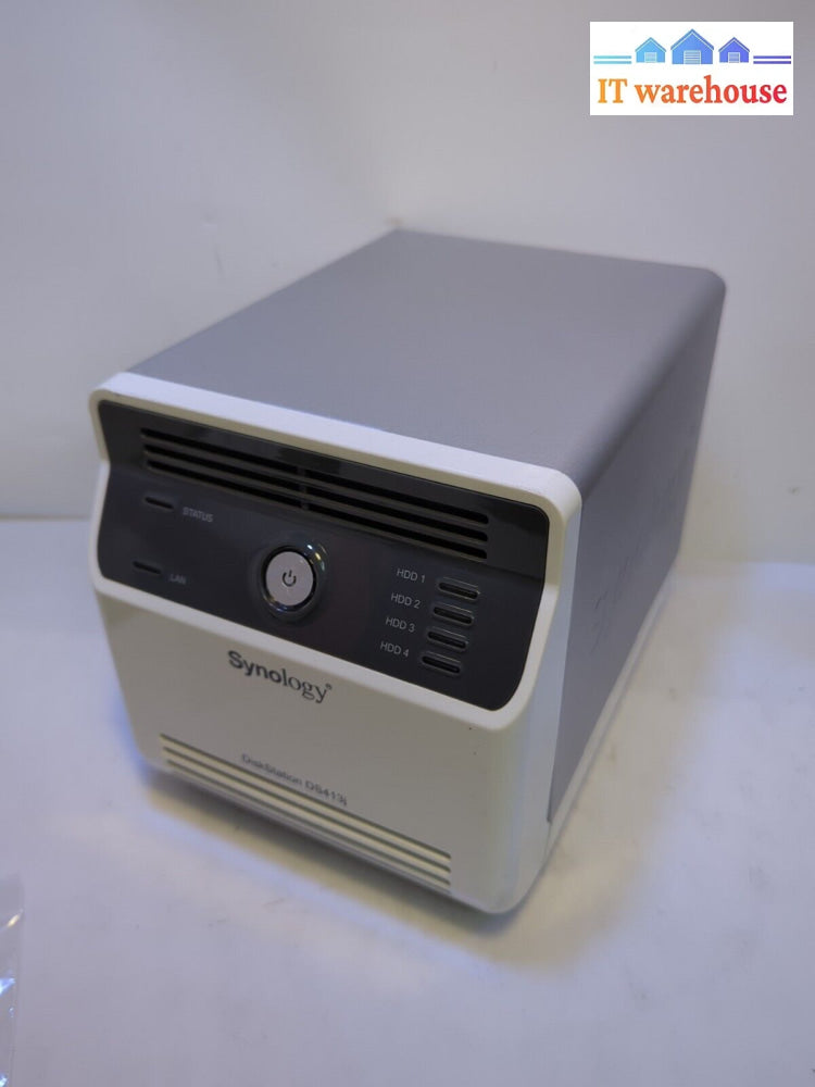 Synology Ds413J 4X Bay Sata Disk Station Nas Server (No Power Adapter) -