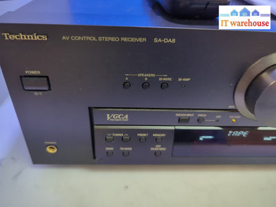 Technics Sa-Da8 Digital A/V Control Stereo Receiver Tested -