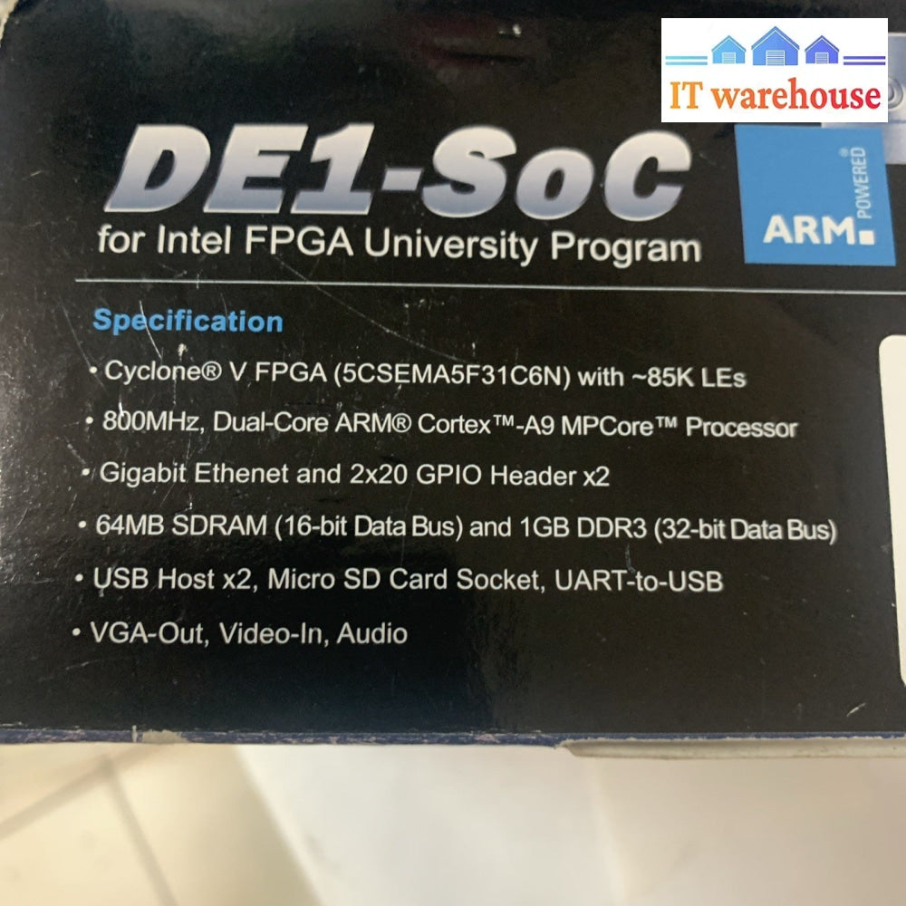 Terasic DE1-SoC Development and Education Kit (no picture, parts or repair)