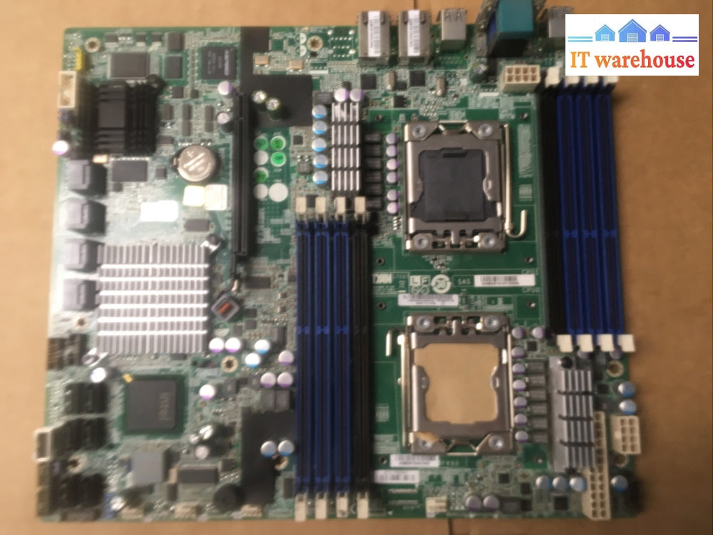 + Tested Genuine Lenovo R520G7 server SAS motherboard TYAN S7007 W/plate