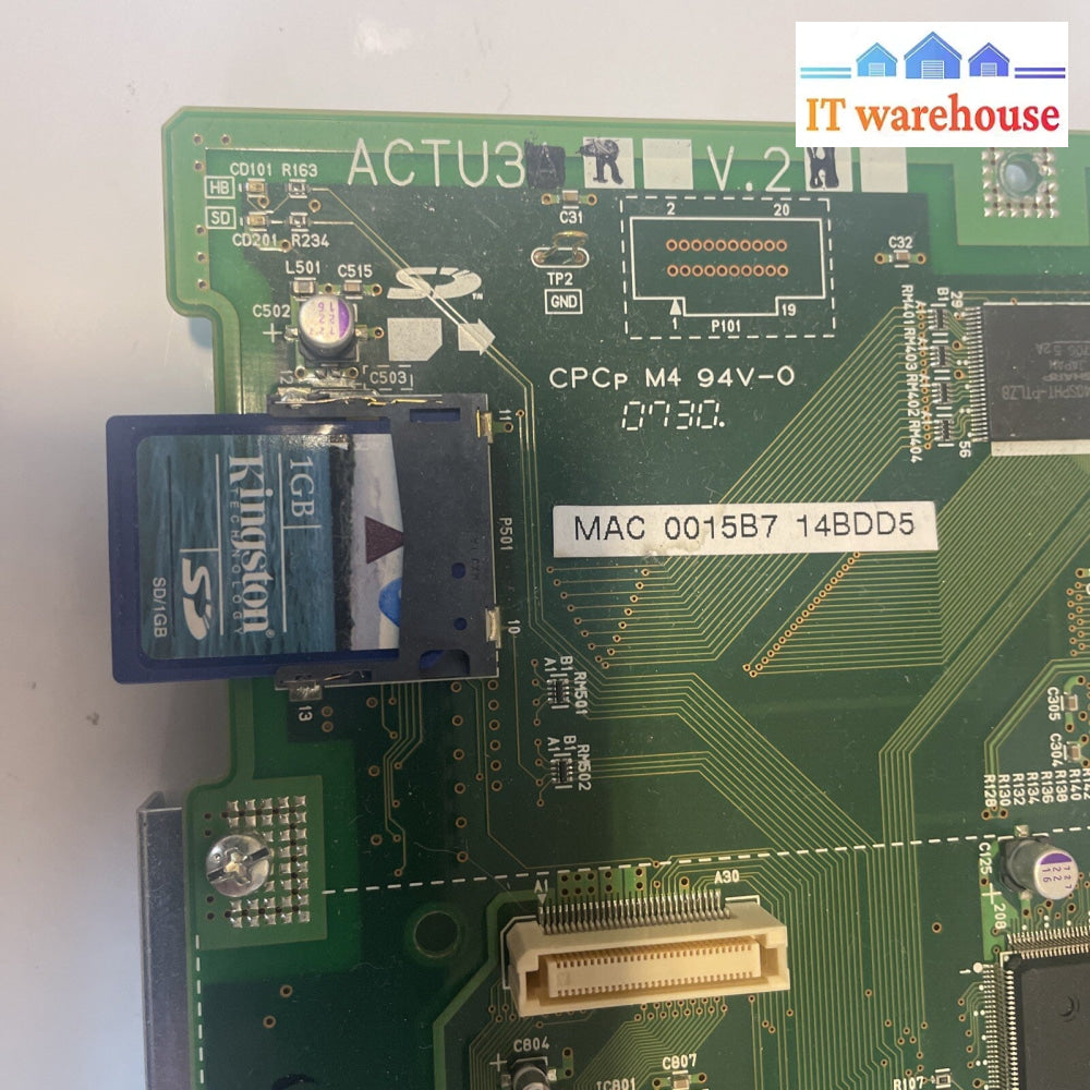 Toshiba ACTU3A V.2 Control Processor Board w/ AMDS1A Modem , 1GB SD