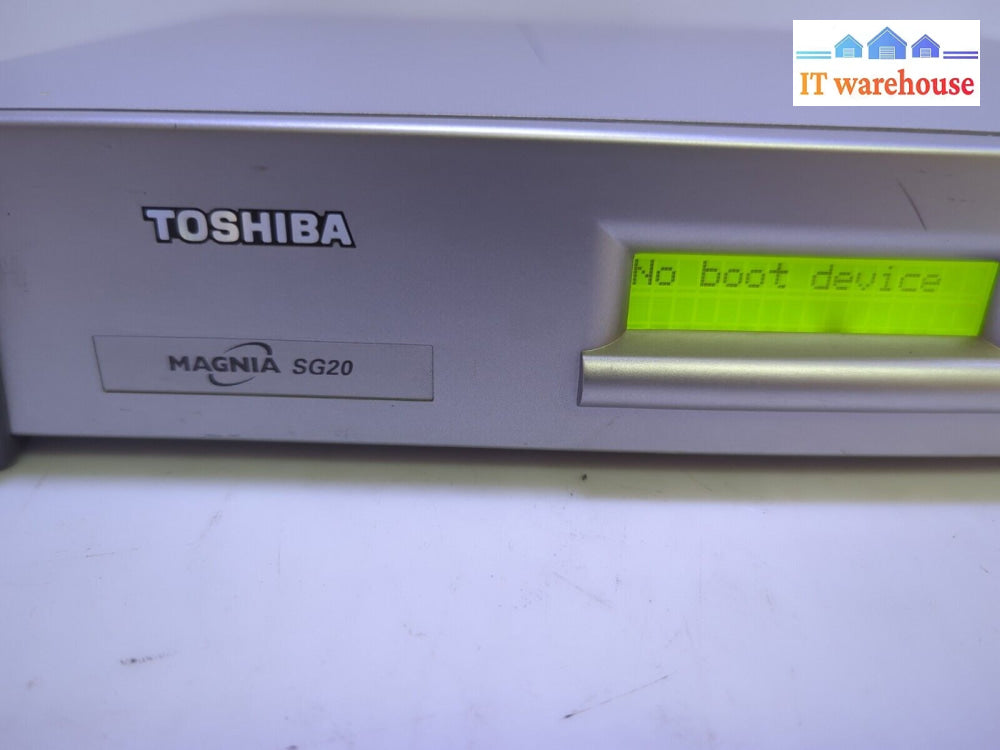 Toshiba Magnia Sg20 Vpn Linux Server Web (No Hdd *Read*) -