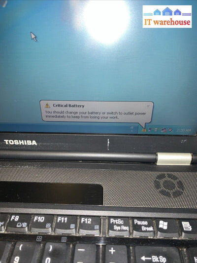 Toshiba TECRA A3 Laptop with Windows XP SP3