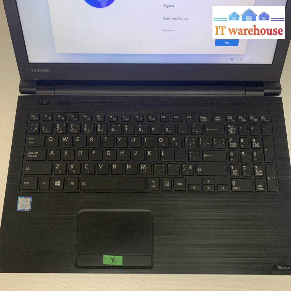 Toshiba Tecra C50-E i3-8130U 16GB RAM 1000GB HDD WINDOWS 11 (READ)