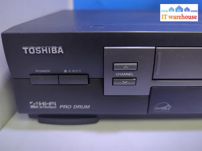 Toshiba W-607C Hifi Stereo Vhs Player Tested (No Remote) -