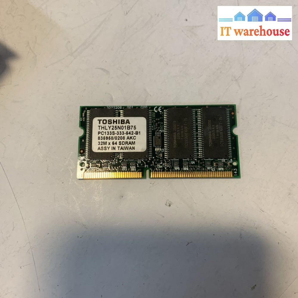 TOSHIBATHLY25N01B75PC133S-333-542-B1 32M x 64 SDRAM 256MB memory